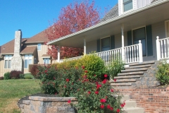 Full Features Landscape and Garden Center small retaining walls and bedding areas