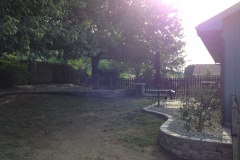 Full Features Landscape and Garden Center small retaining walls and bedding areas