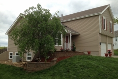 Full Features Landscape and Garden Center small retaining walls and bedding areas