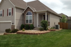 Full Features Landscape and Garden Center small retaining walls and bedding areas
