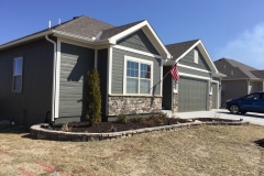 Full Features Landscape and Garden Center small retaining walls and bedding areas