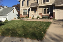 Full Features Landscape and Garden Center small retaining walls and bedding areas