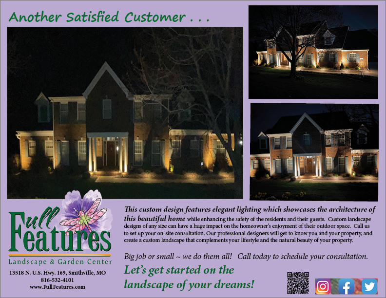 Landscape lighting adds elegance, safety